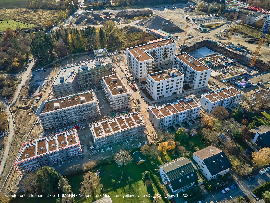13.11.2020 - Piederstorfer Gelände und Alexisqaurtier am Karl-Marx-Ring in Neuperlach